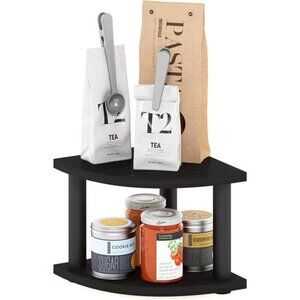 Turn-N-Tube Kitchen Countertop Organizer, 2-Tier Corner Countertop